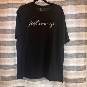 George Black Festive AF Tee Size XL